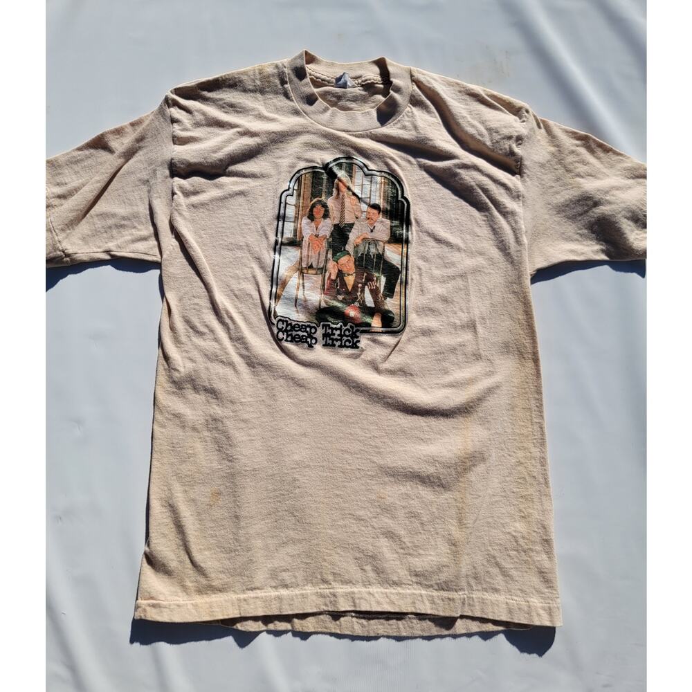 Vintage 70s 80s NOS Cheap Trick Dream Police At Budokan T-Shirt Size L